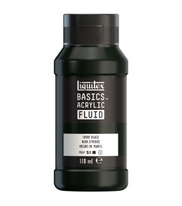 Farba akrylowa płynna Liquitex Basics 118ml Ivory Black